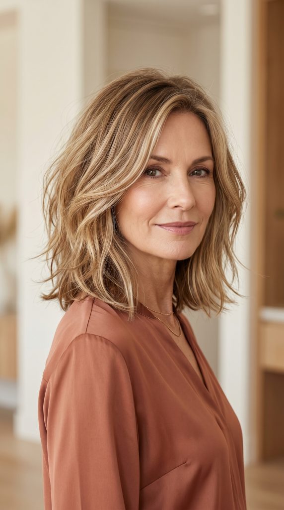 Textured Long Bob-Fille vibe