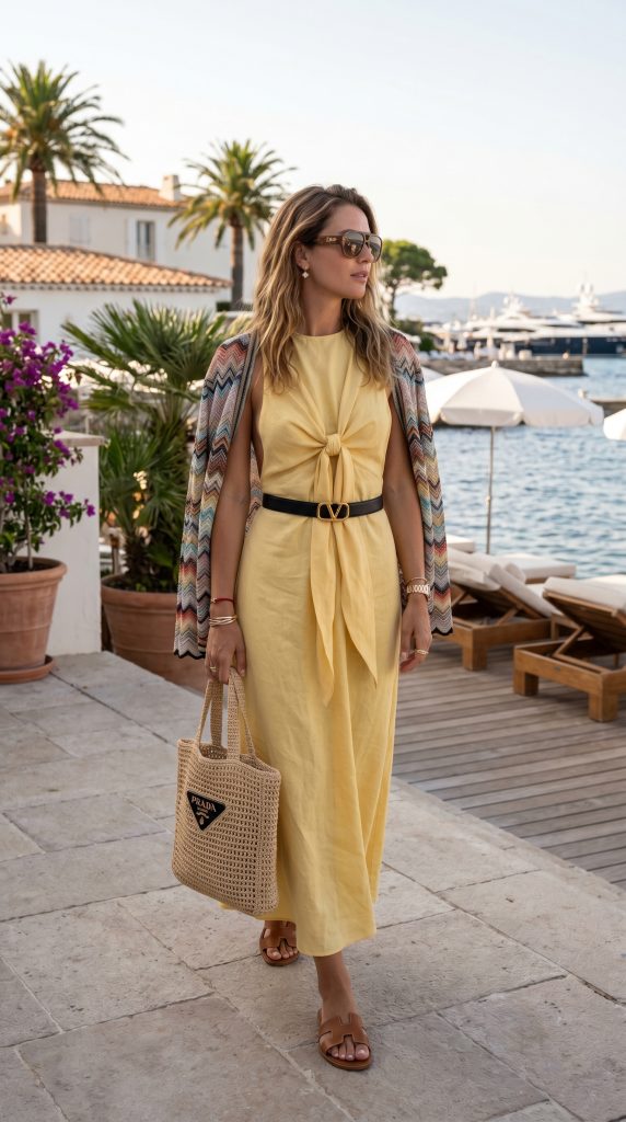 The Saint-Tropez Beach Club Look-Fille vibe