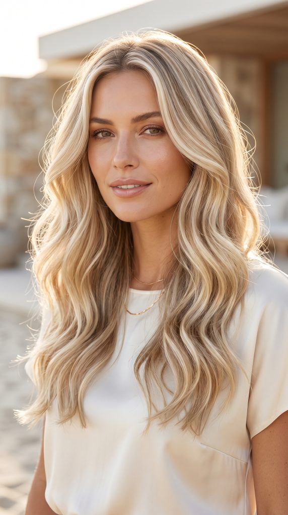 Vanilla Buttercream Blonde Waves-Fille vibe