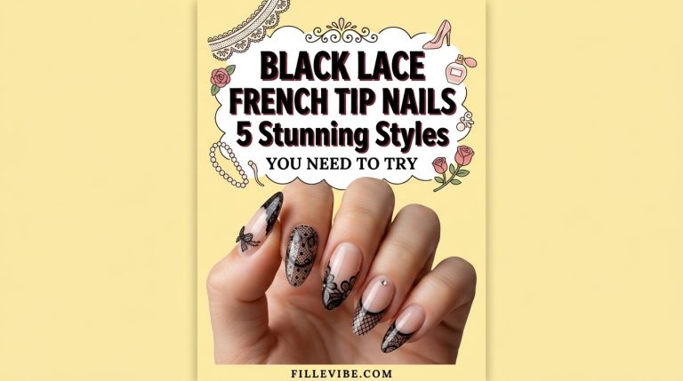 Black Lace French Tip Nails: The Trend That Is Quietly Taking Over Everyone’s Pinterest Board