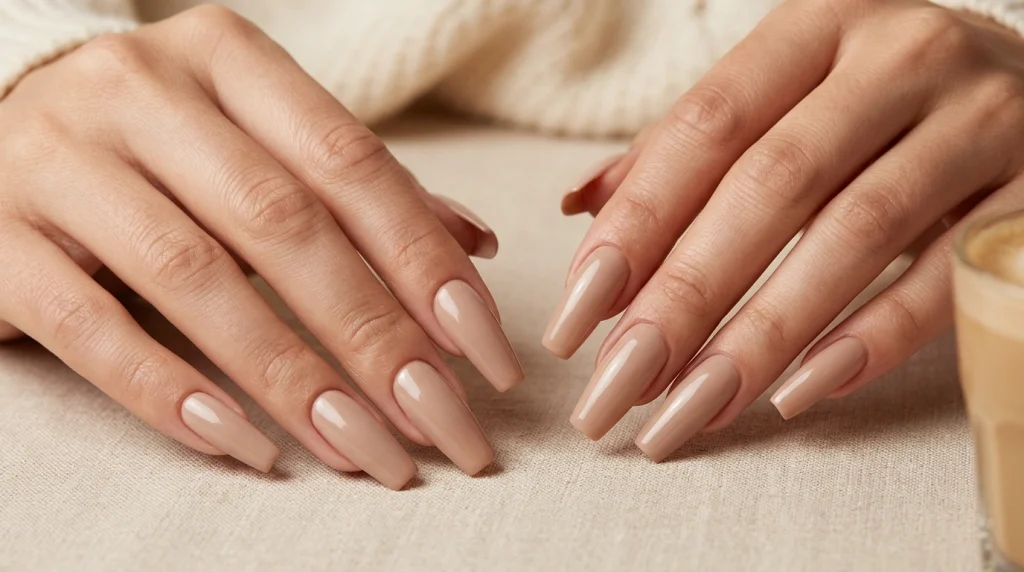 Chocolate_milk_coffin_nail_Fille vibe