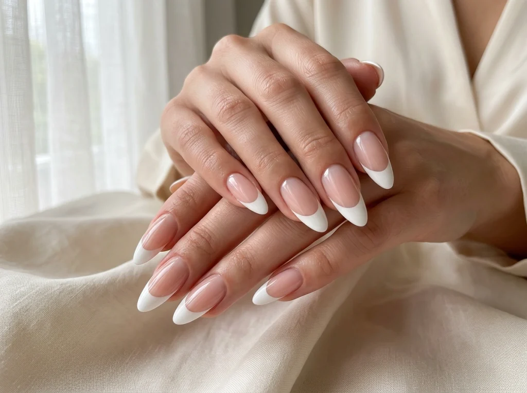 Classic French Tips-Fille vibe