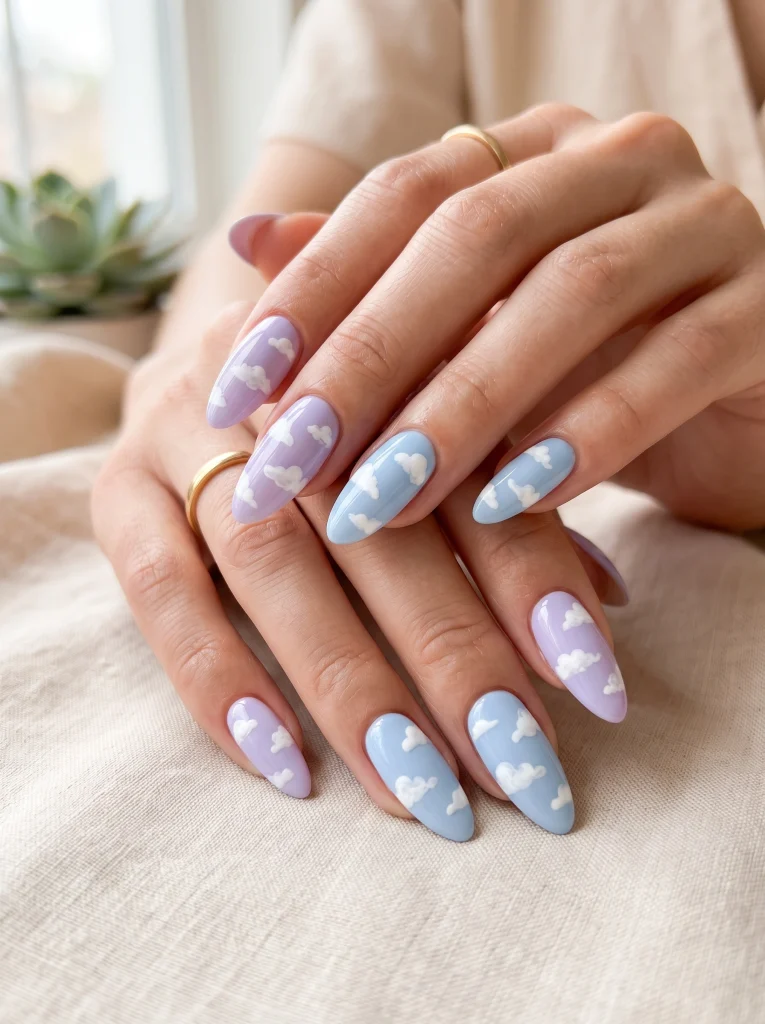 Cloud Nails-Fille vibe