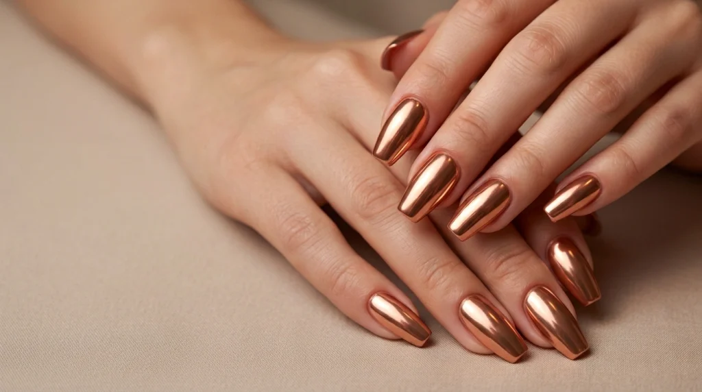 Copper_chrome_nail_design_Fille vibe