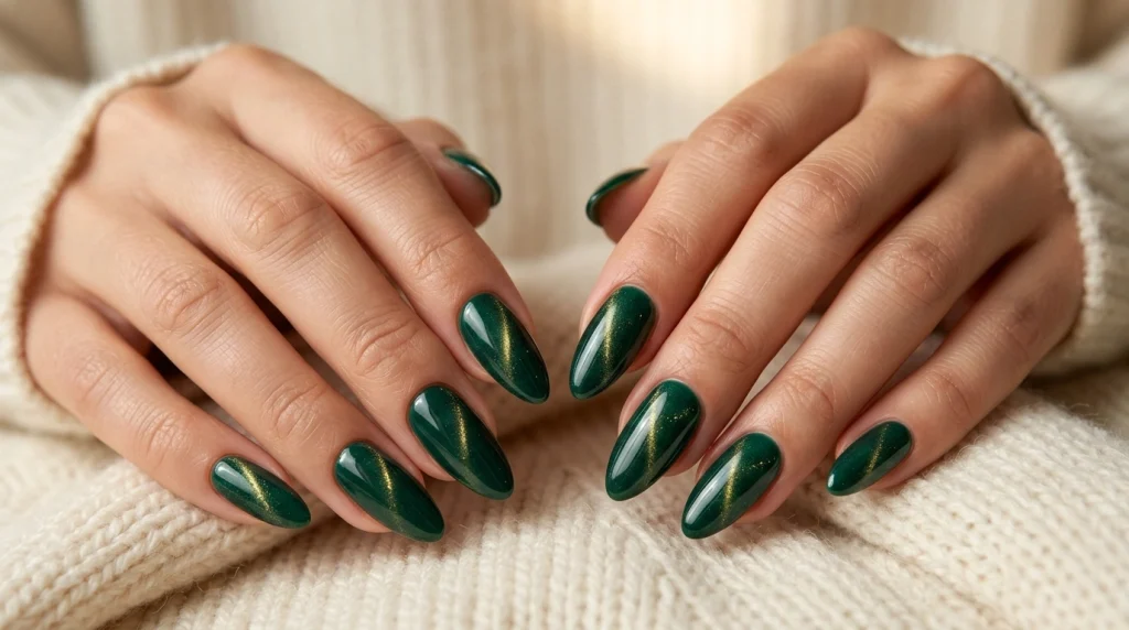 Deep Emerlad Nails-Fille vibe