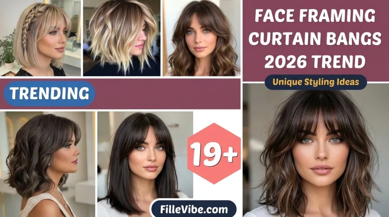 Face Framing Curtain Bangs: The One Hair Change That Makes Everyone Look Softer, Younger, and More Put Together