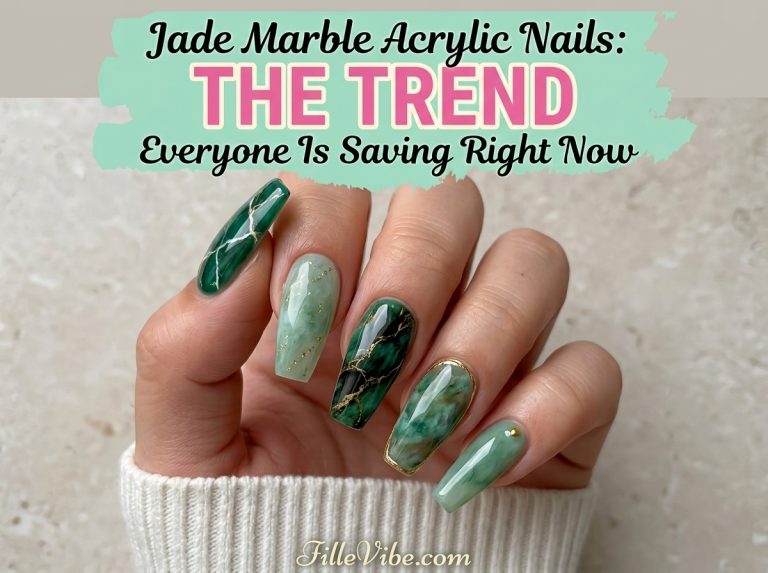 Jade Marble Acrylic Nails: The One Manicure Trend You Cannot Scroll Past This Season