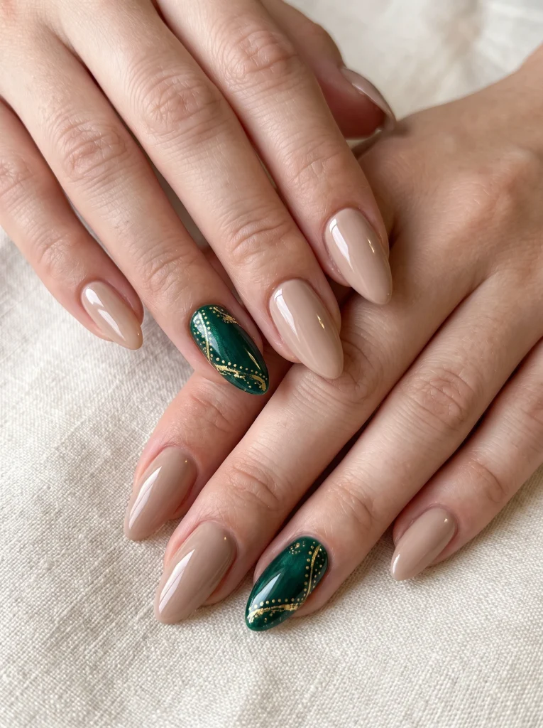 Nail with bold accent-Fille Vibe