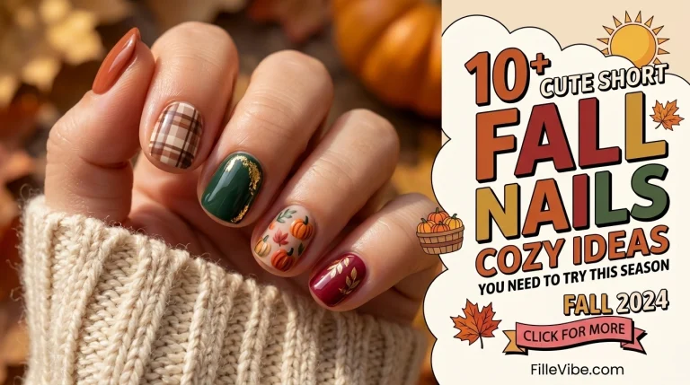 Short Fall Nails: The Cozy Nail Trend Everyone Is Obsessed With Right Now