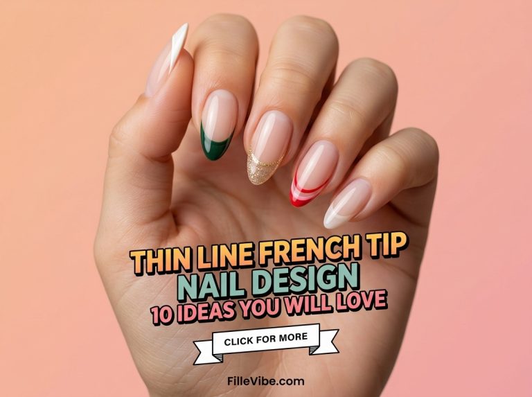 Thin Line French Tip Nail Design: The Manicure Everyone Will Ask You About