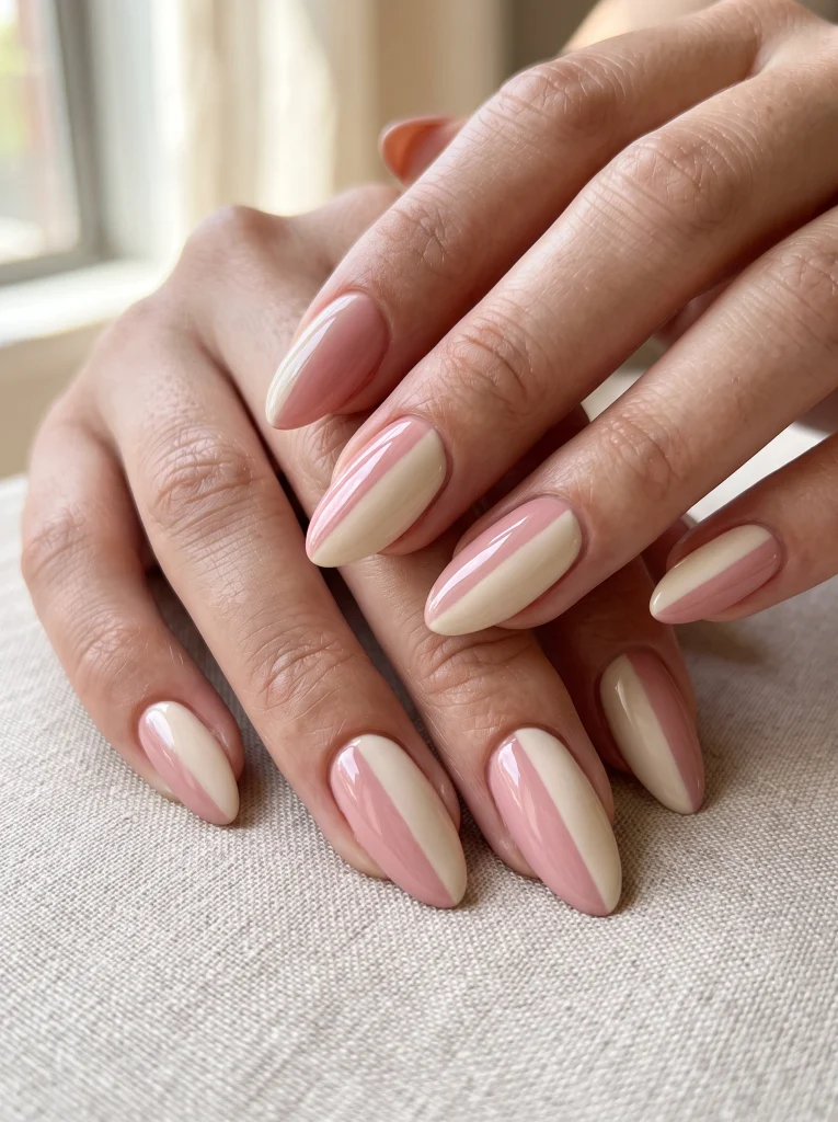 Two Tone Split Manicure-Fille Vibe