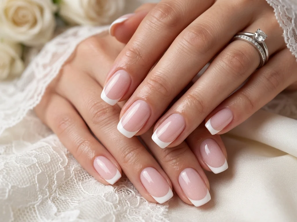 Classic French Tips For Wedding-Fille vibe