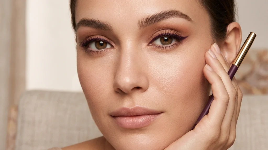 Deep Plum Eyeliner-Fille vibe