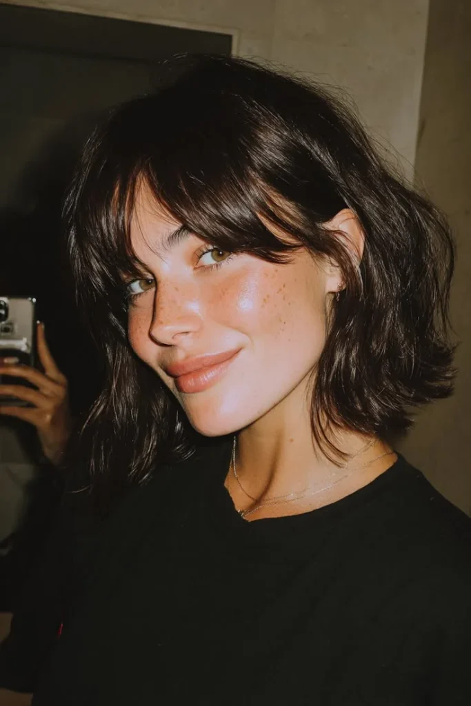 Bob with Bangs-Fille vibe