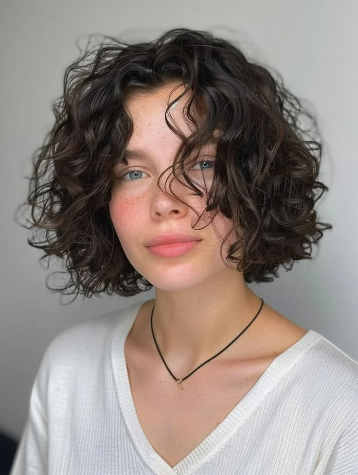 Curly Bob-Fille vibe