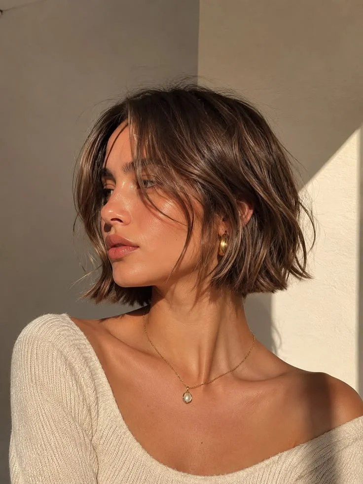 Espresso Brunette Bob-Fille vibe