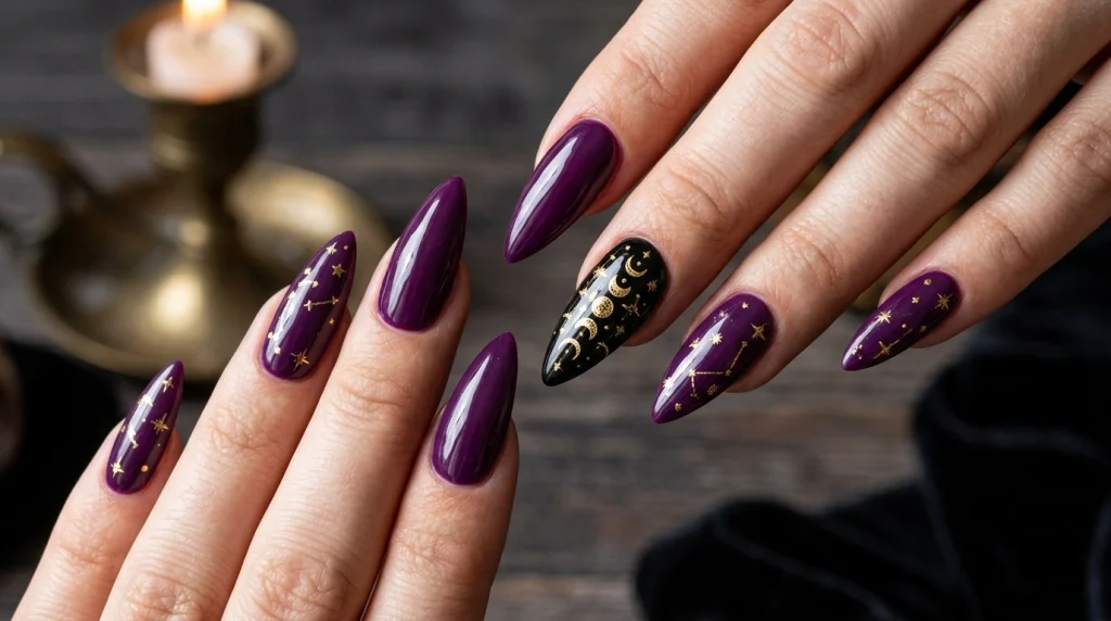 Purple_witchy_nail_design_Fille vibe