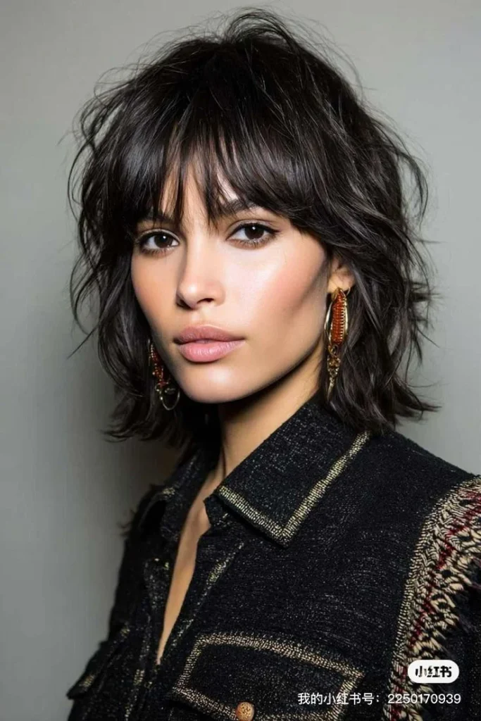 Shaggy Layered Bob-Fille vibe