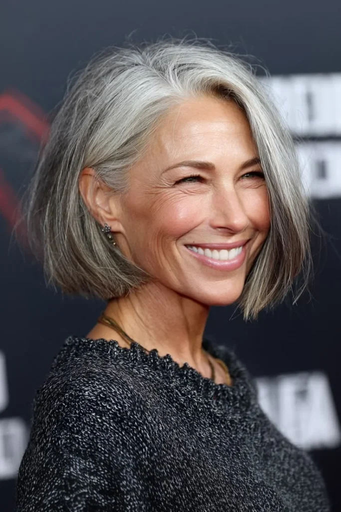 Silver Gray Bob-Fille vibe