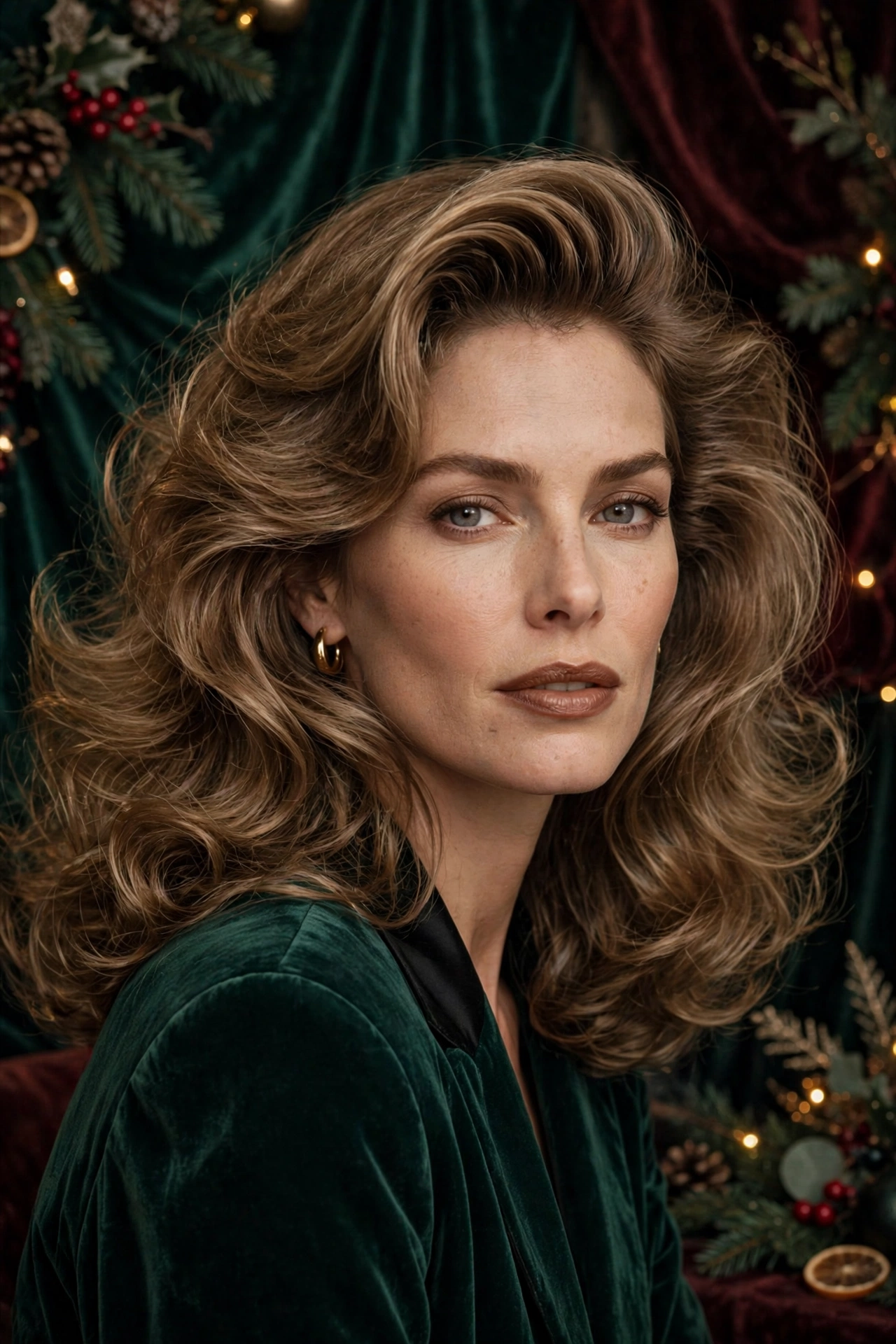 Bouncy blowout idea 8 - 90s supermodel blowout sleek crown bouncy ends on a real woman, holiday bouncy blowout hairstyle