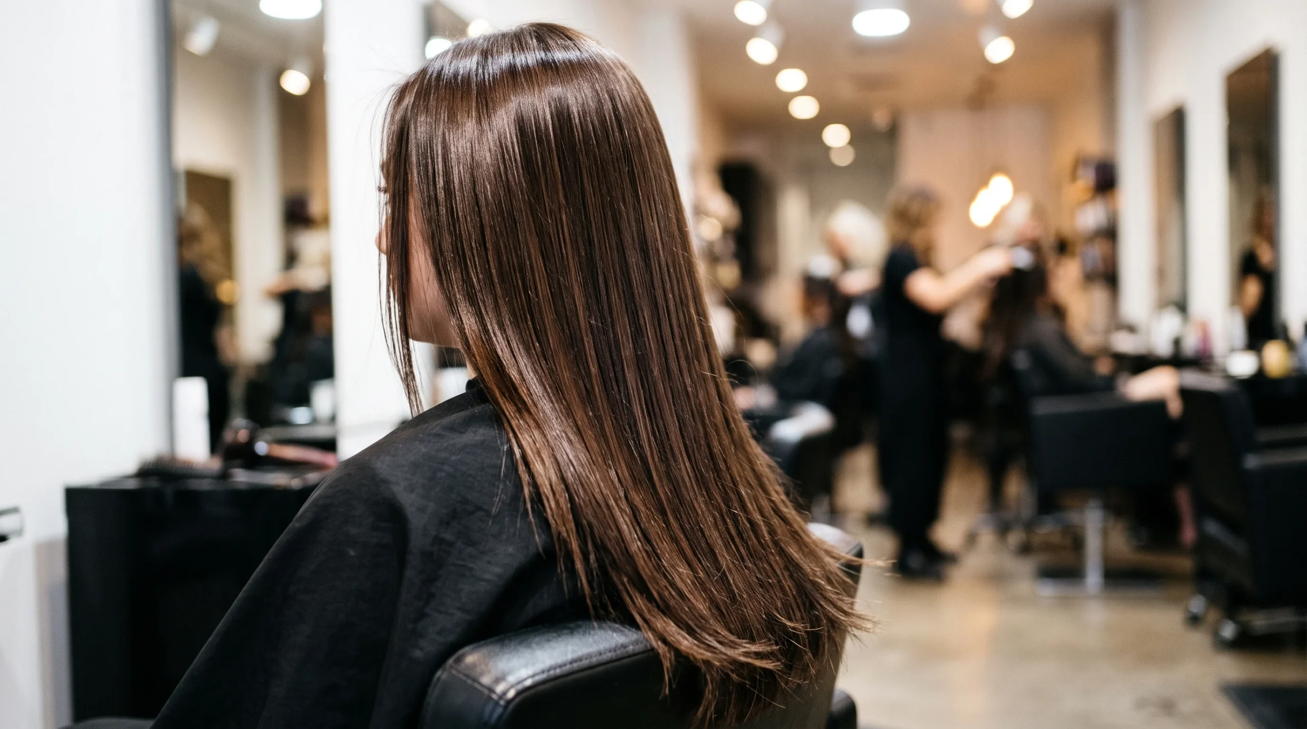 Demi-permanent gloss deepening hair color for the fall to winter hair color transition