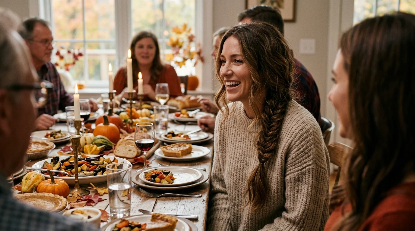 Fishtail side braid thanksgiving hairstyles for long hair